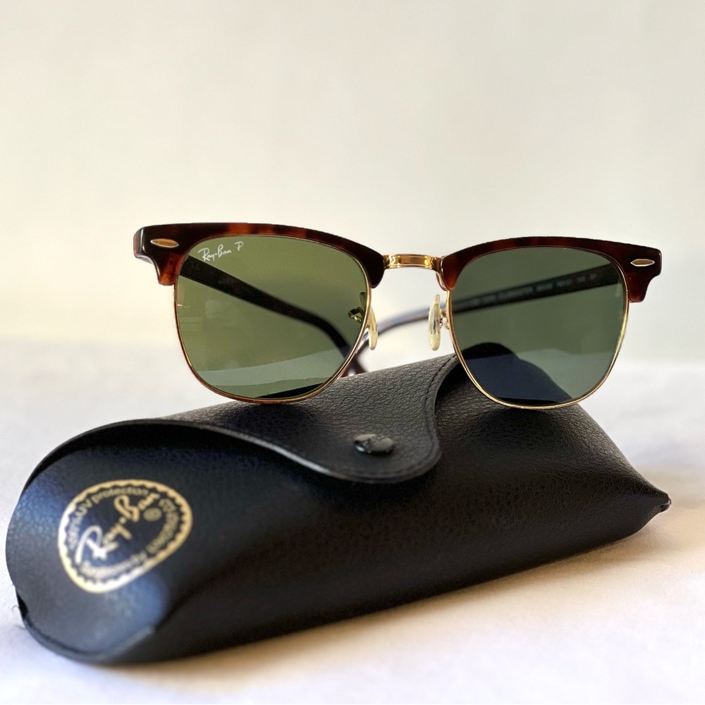 Ray-Ban Polarized Clubmaster Sunglasses